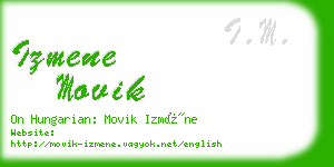 izmene movik business card